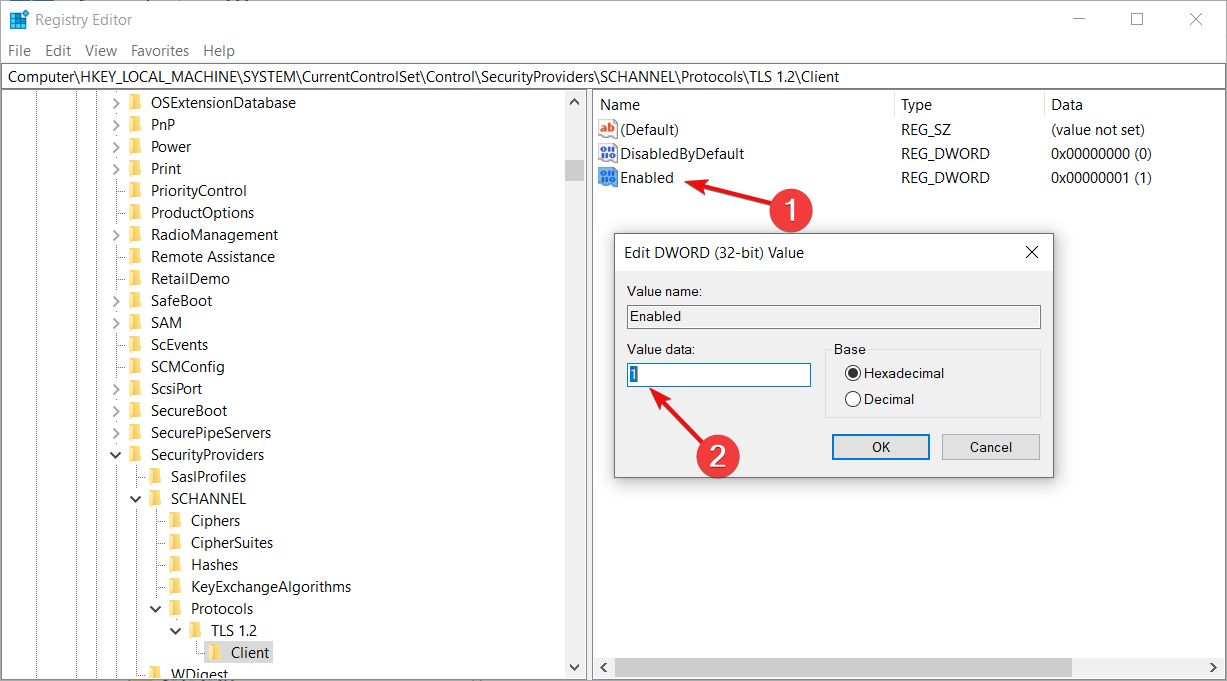 修复：创建 TLS 客户端凭据时发生致命错误