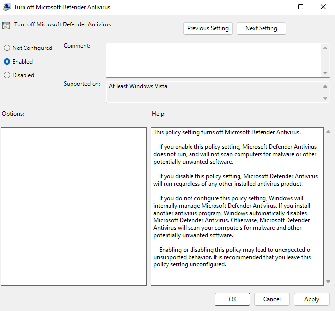 如何在 Windows 11 中禁用 Microsoft Defender 防病毒软件