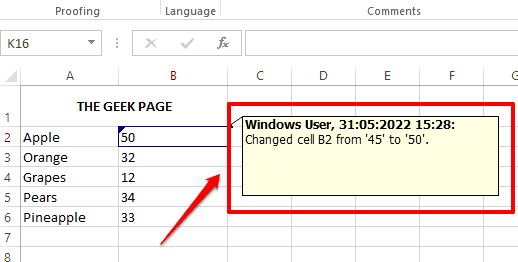 如何跟踪 Microsoft Excel 中的更改