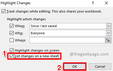 如何跟踪 Microsoft Excel 中的更改