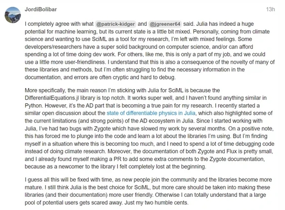 开发人员亲自上场：Julia语言搞机器学习和Python比，哪个好用？