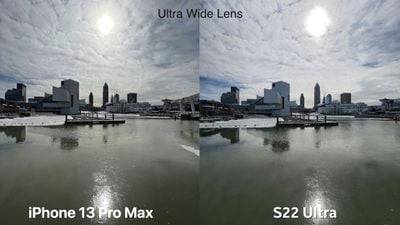 相机比较：三星 Galaxy S22 Ultra 与苹果 iPhone 13 Pro Max
