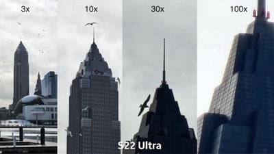 相机比较：三星 Galaxy S22 Ultra 与苹果 iPhone 13 Pro Max