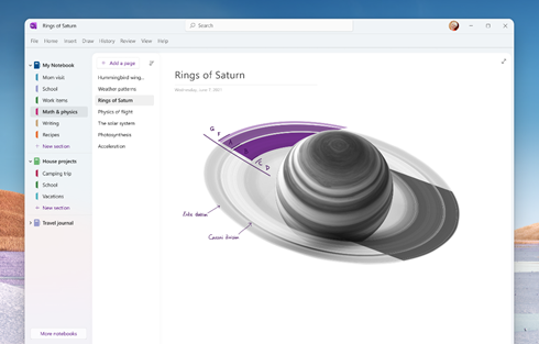 微软开始测试 Windows 11 的 OneNote 新设计