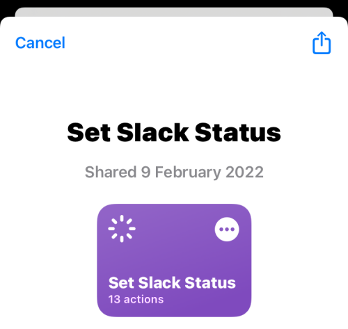 如何使用 Apple 快捷方式设置 Slack 状态