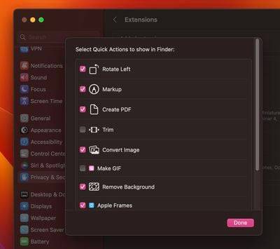 macOS：如何在 Finder 中使用快速操作