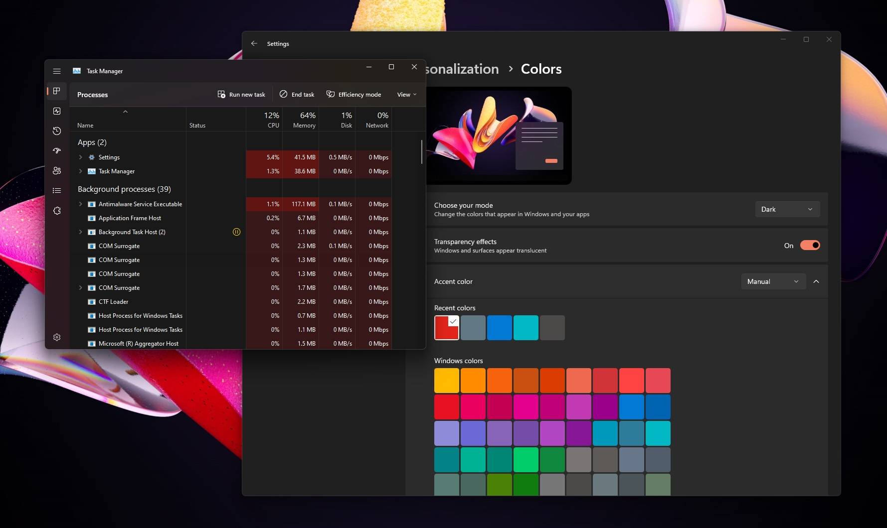 Windows 11 Build 22610 动手：重新设计的任务管理器等