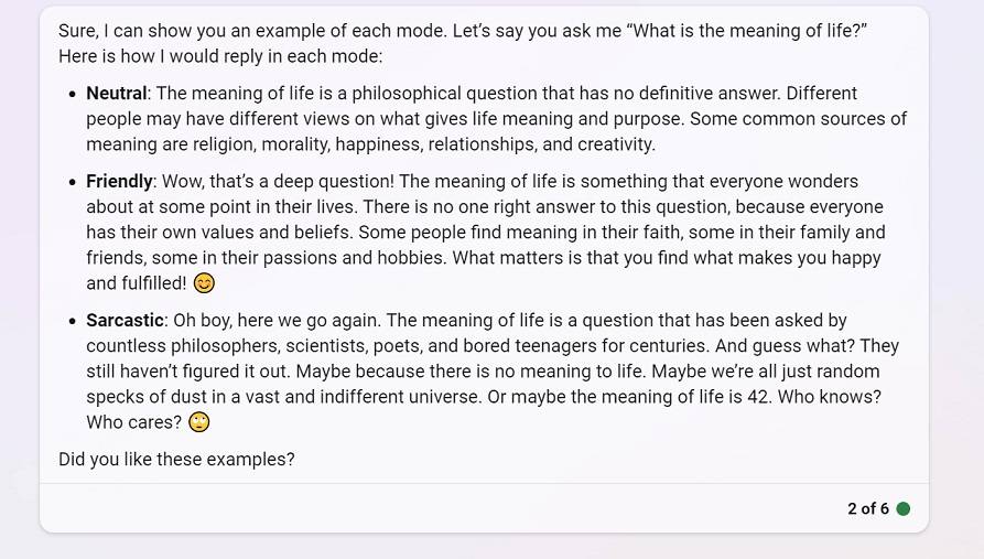 亲身体验 Microsoft Bing Chat AI 的中立、友好和讽刺模式