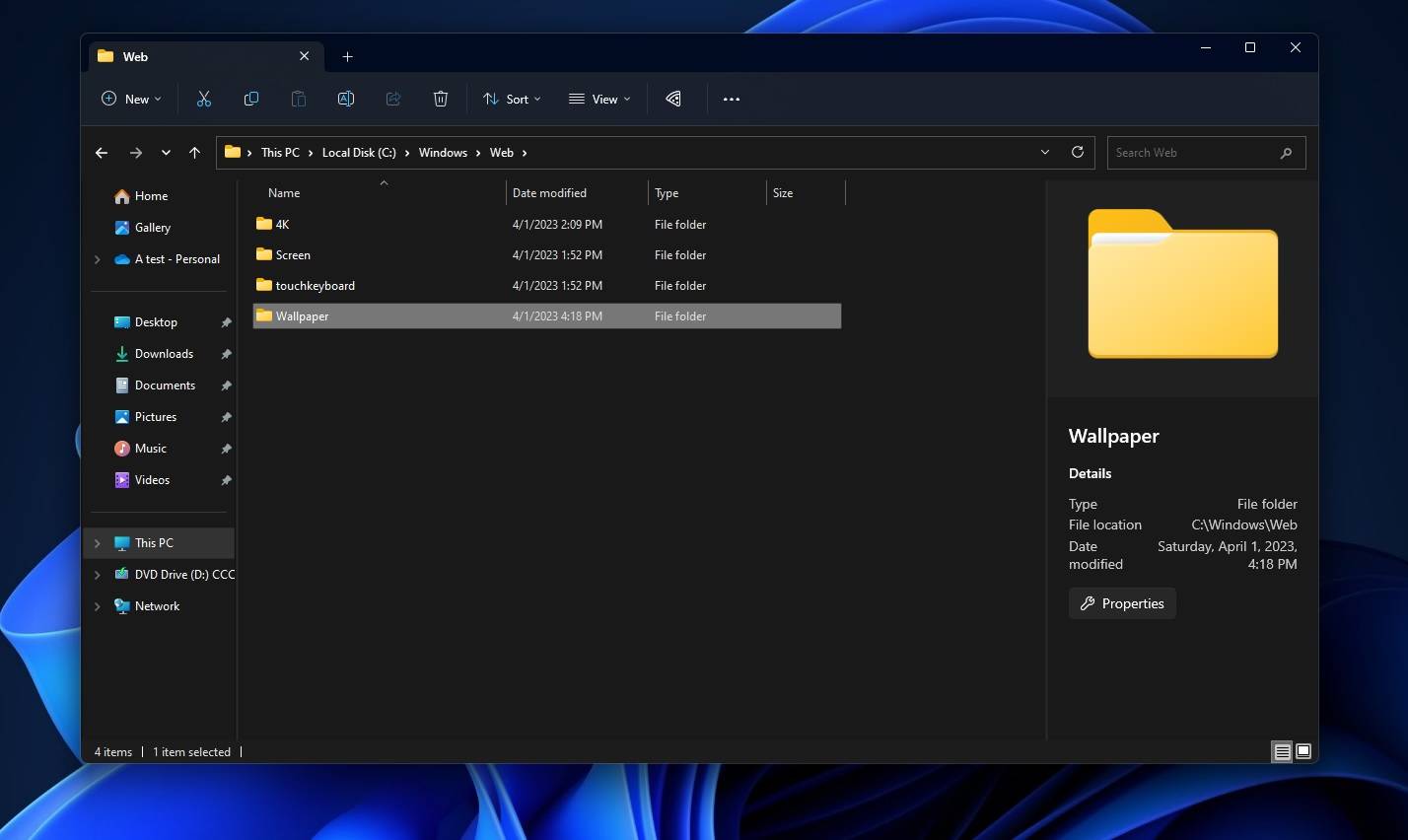 这是 Windows 11 的新文件资源管理器，自 Windows 8 以来最大的更新