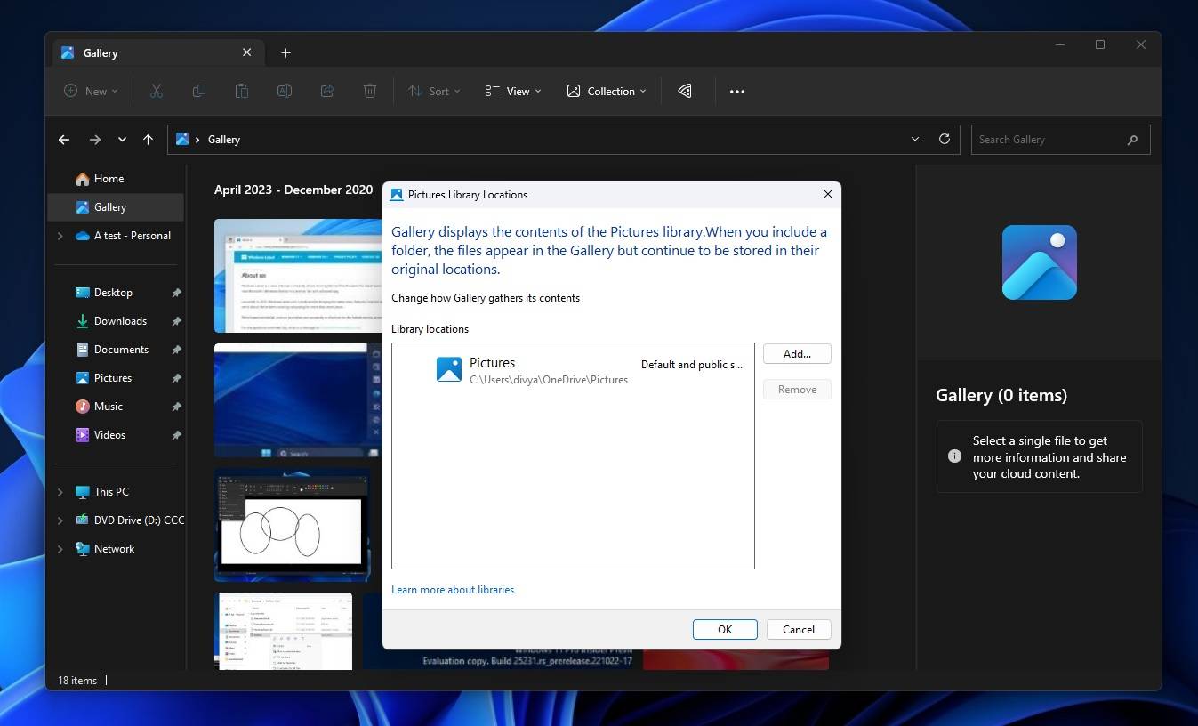 这是 Windows 11 的新文件资源管理器，自 Windows 8 以来最大的更新
