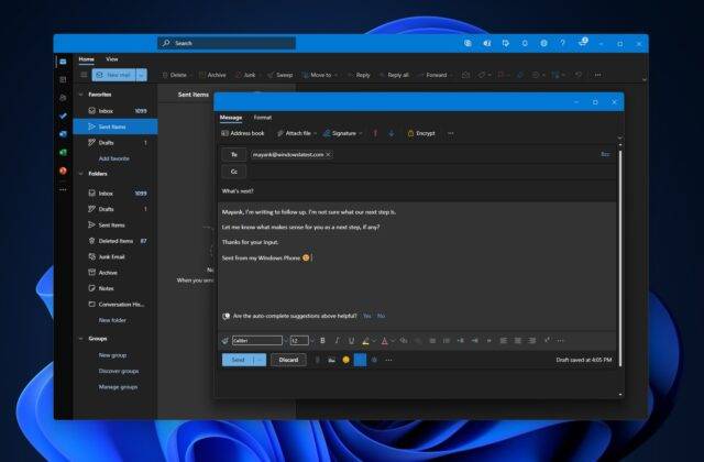 亲身体验适用于 Windows 11 的新 Outlook 应用程序，即将在 macOS 上推出