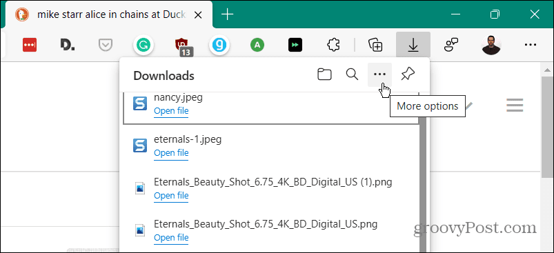 如何在 Microsoft Edge 中删除下载历史记录