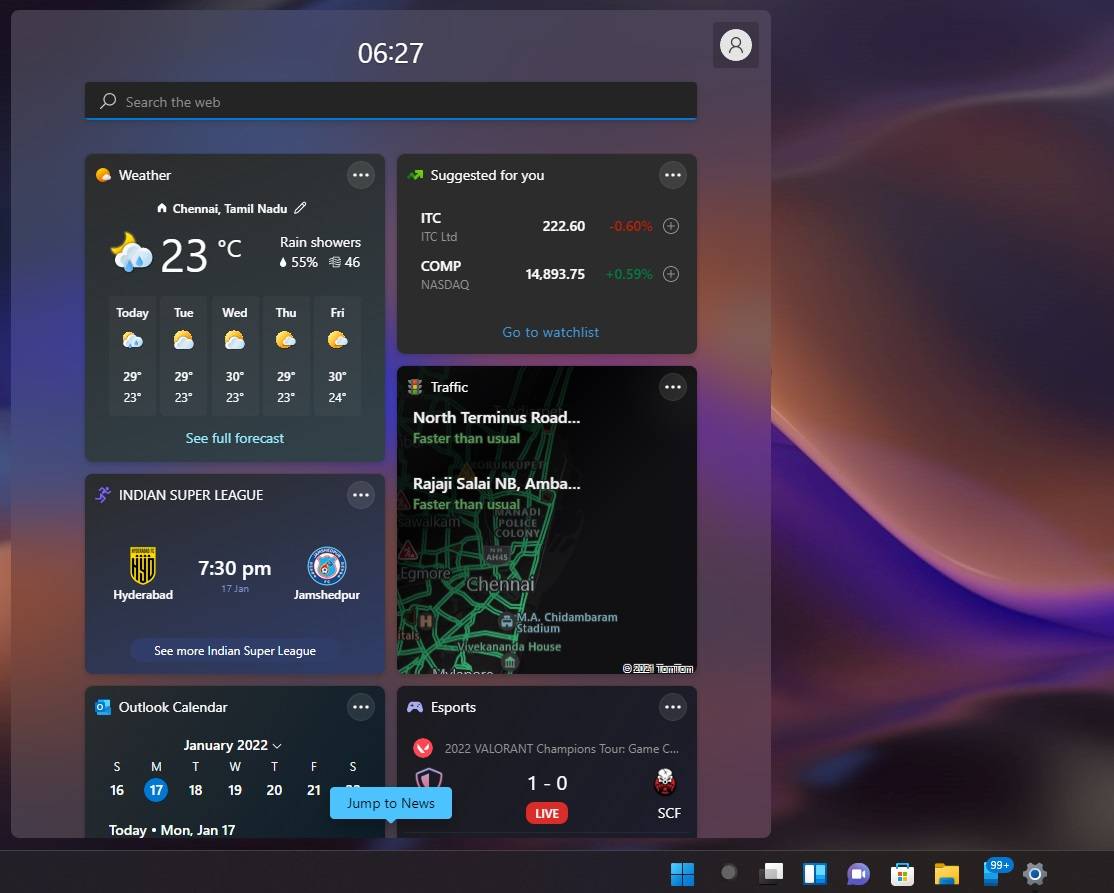 Windows 11：微软取笑全屏小部件板，资源管理器的现代侧边栏
