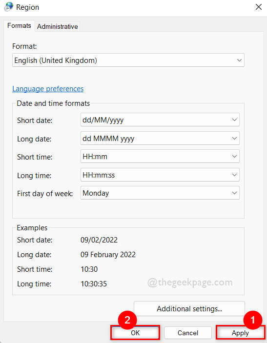 如何在 Windows 11 中更改区域格式