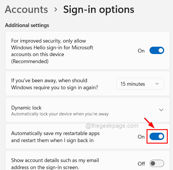 如何阻止 Windows 11 在重新启动时重新打开应用程序或文件夹