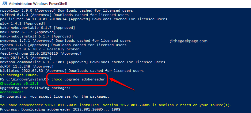 如何在 Windows 11 ,10 上从命令提示符或 PowerShell 安装应用程序