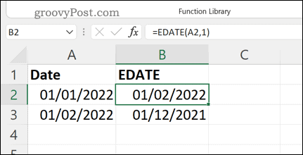 如何在 Excel 中将月份添加到日期