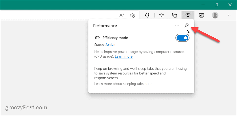 如何在 Microsoft Edge 中启用效率模式
