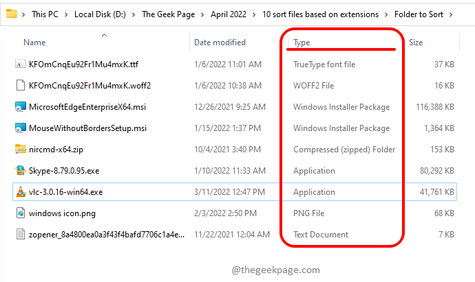 如何在 Windows 上根据扩展名对文件进行排序和移动