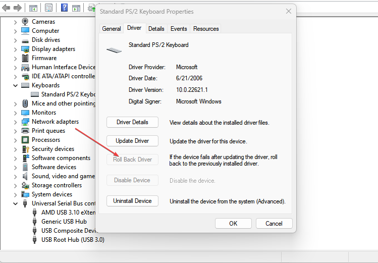 修复: DRIVER_IRQL_NOT_LESS_OR_EQUAL (kbdclass.sys) BSoD