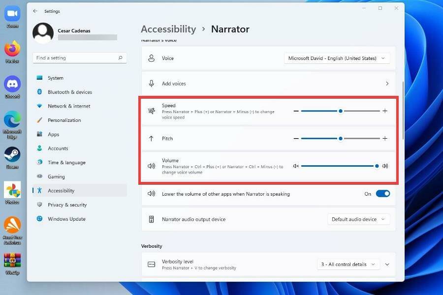 在 Windows 11 上使用文本转语音和语音识别