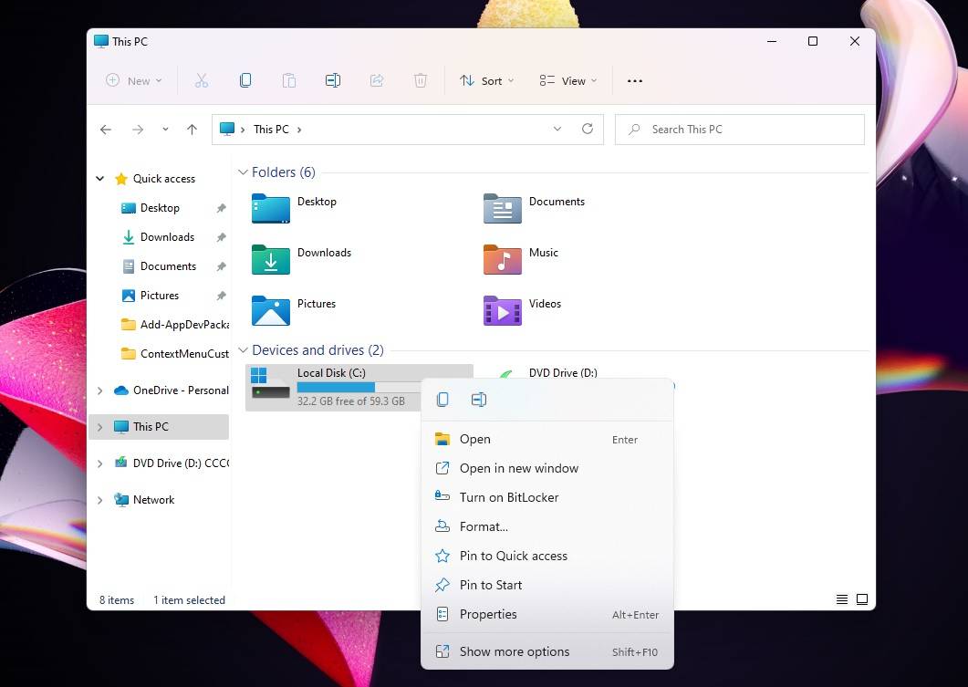 微软承诺让 Windows 11 右键菜单更快
