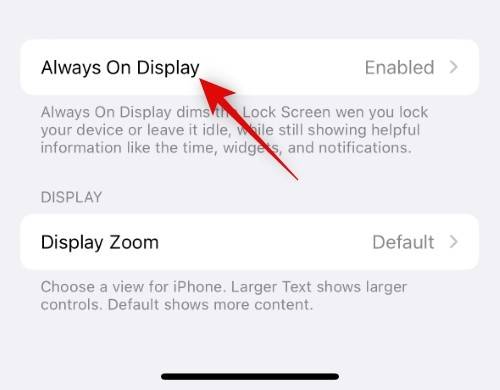 如何在 iPhone 14 Pro 和 Pro Max 上将常亮显示最小化