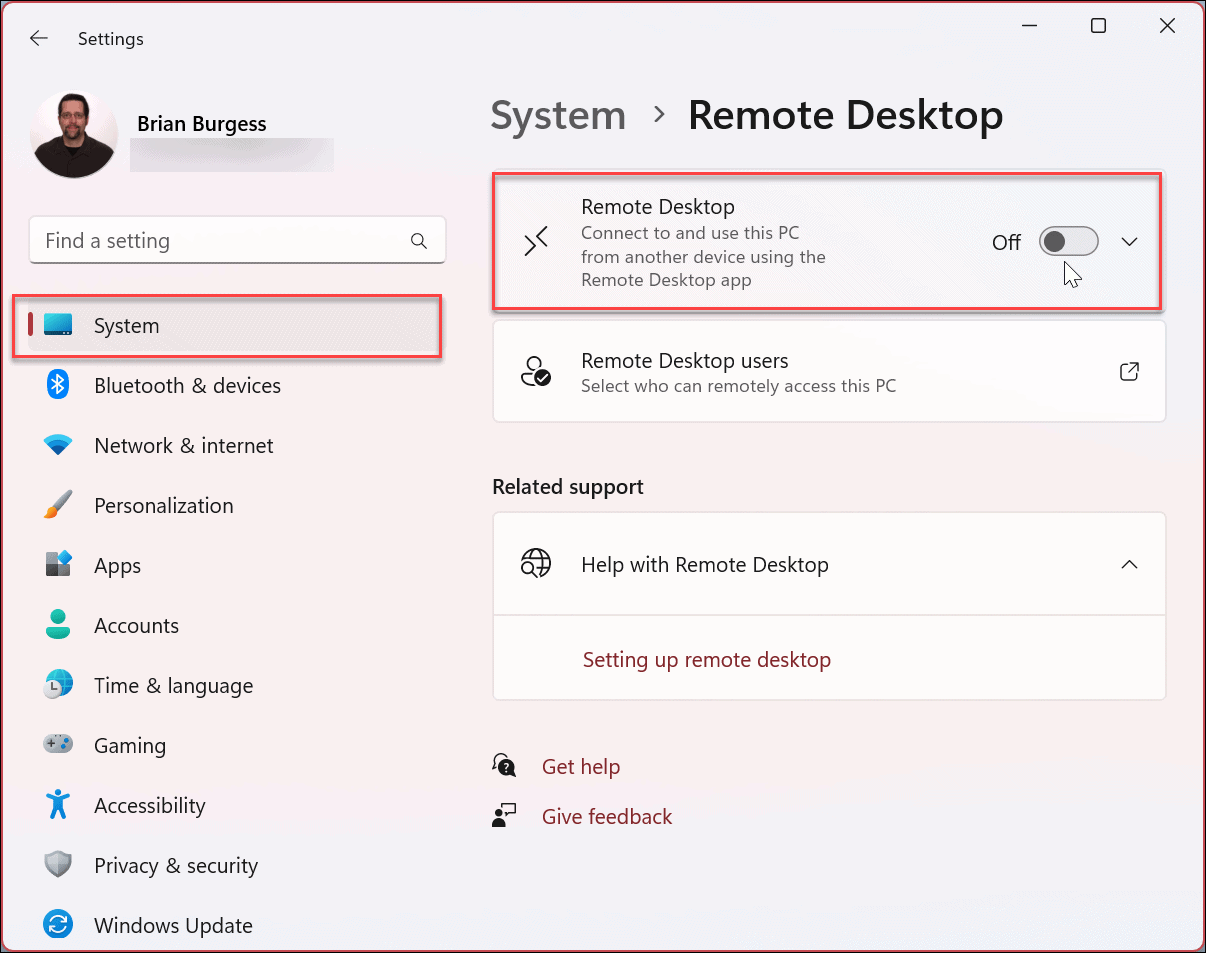 如何在 Windows 11 上禁用远程桌面