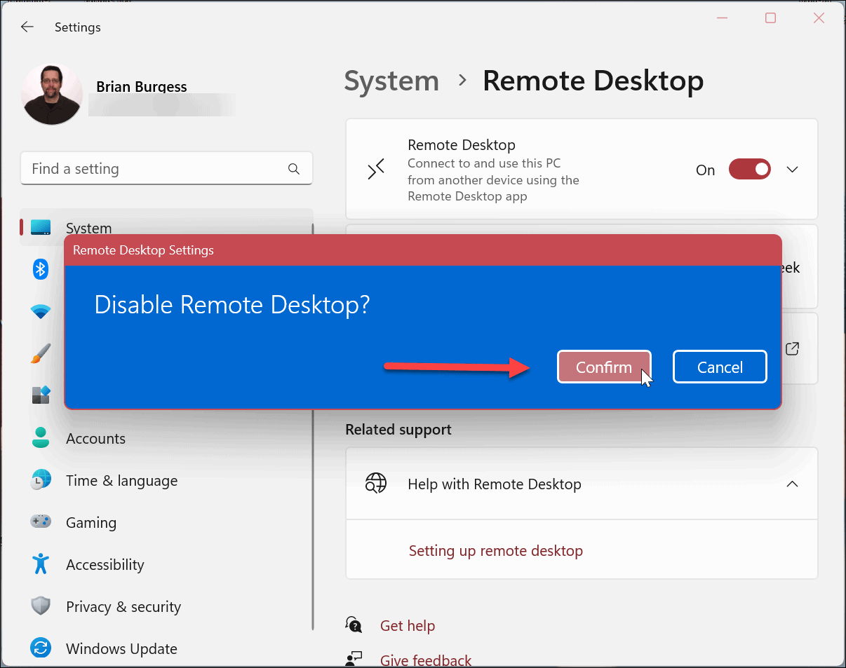 如何在 Windows 11 上禁用远程桌面