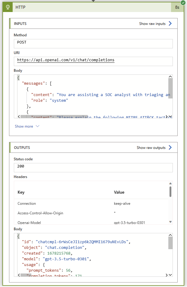 OpenAI 和 Microsoft Sentinel 第 3 部分：达芬奇与 Turbo