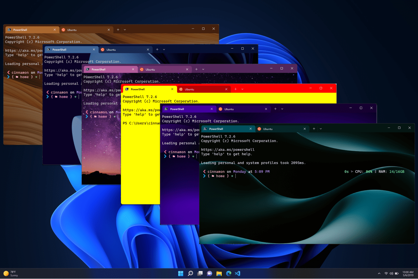 Windows Terminal Preview 1.16 引入外观自定义