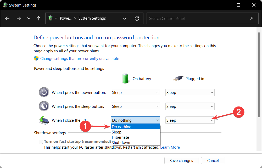 合上盖子后如何继续使用 Windows 11 笔记本电脑