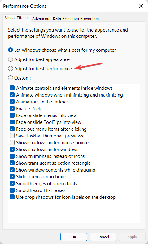 使用高级系统设置享受更快的 Windows 11