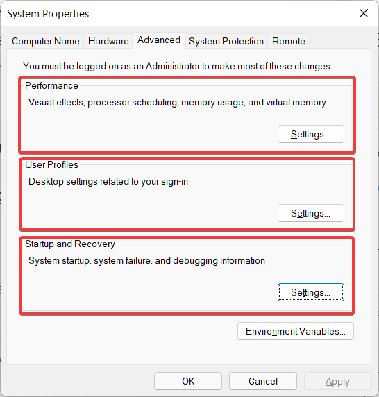 使用高级系统设置享受更快的 Windows 11