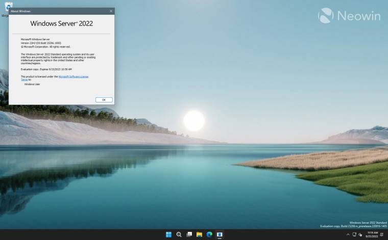 Windows Server vNext build 25206 密钥数据中心/服务器标准版