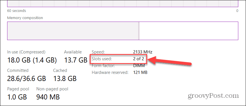 如何在 Windows 11 上查找可用内存插槽