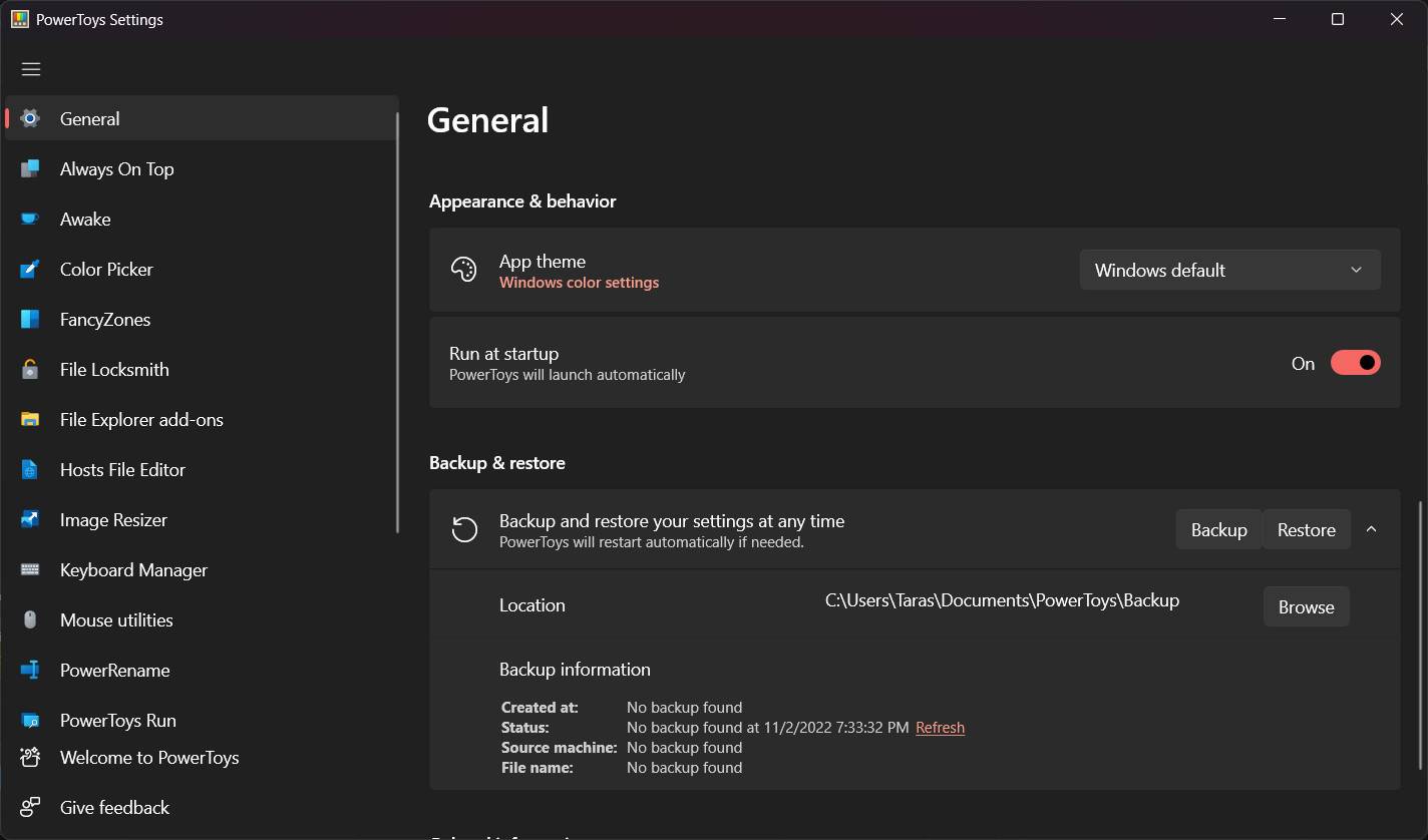 PowerToys 0.64.0 已推出，包含 File Locksmith、Hosts 文件编辑器和设置备份