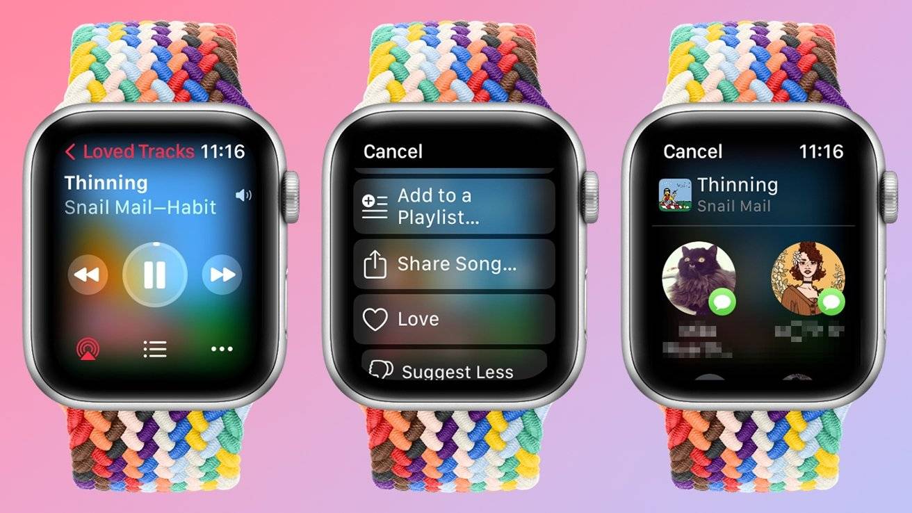 如何在 watchOS 8 的 Apple Watch 上播放和分享 Apple Music