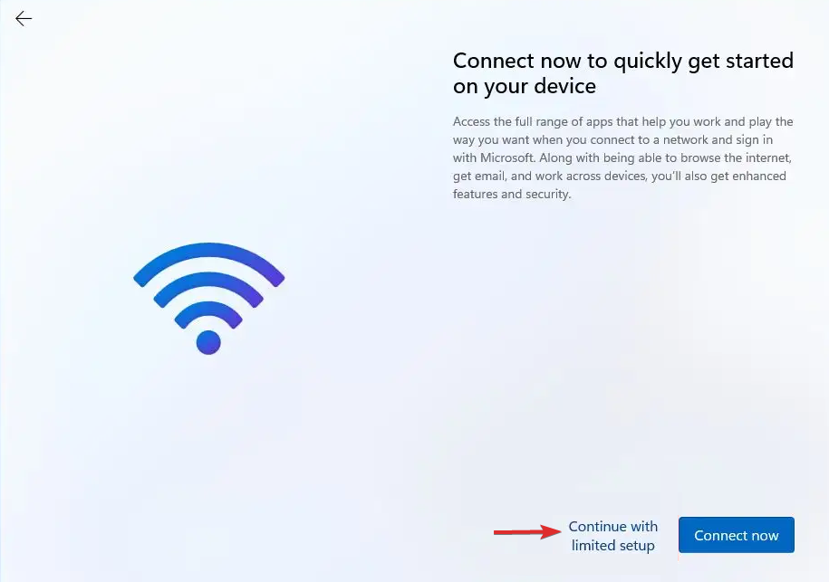 如何在没有 Internet 连接的情况下设置 Windows 11