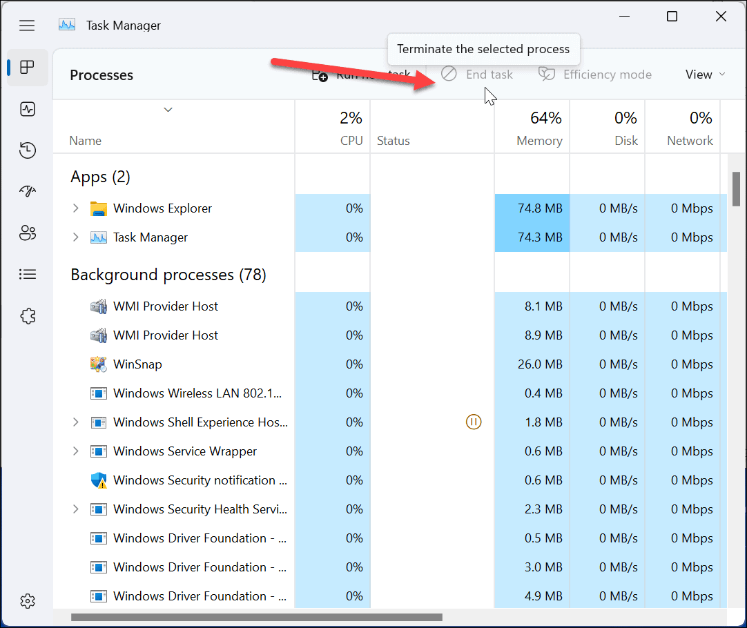 如何在 Windows 11 上强制关闭无响应的应用程序