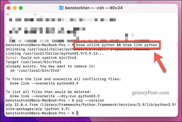 如何在 Mac 上安装 PIP