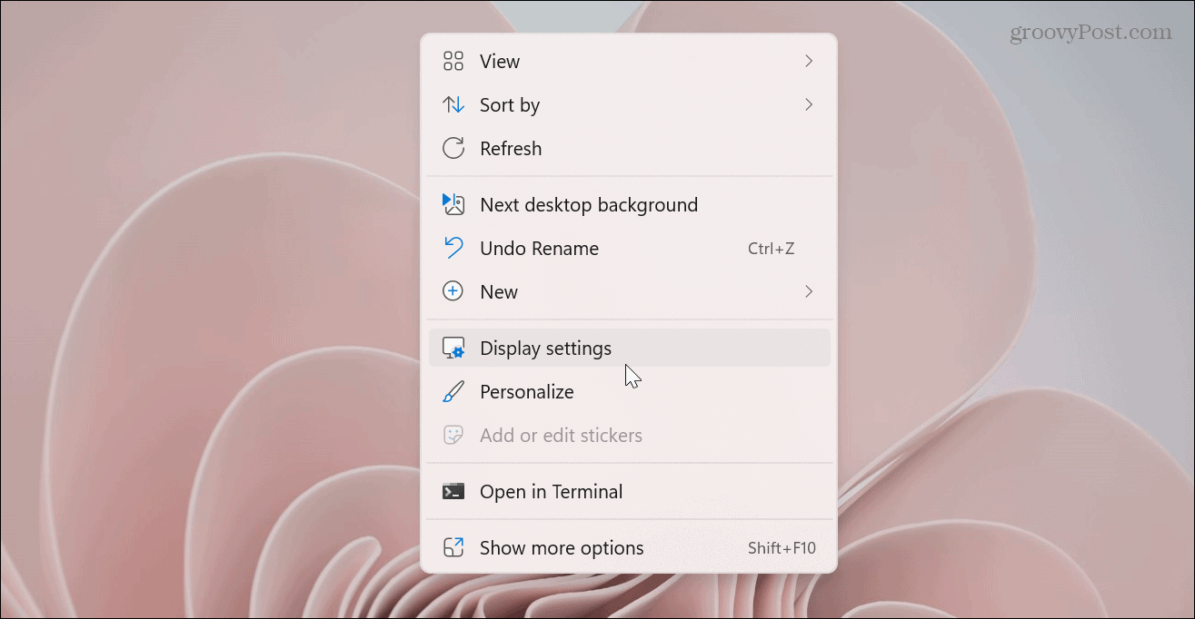 如何在 Windows 11 上更改屏幕分辨率