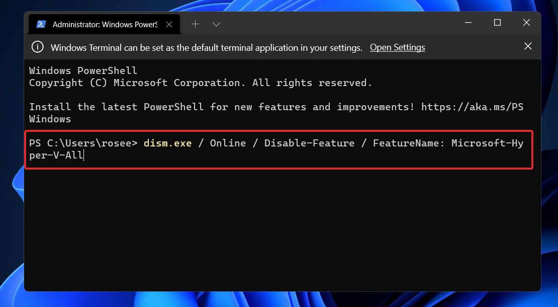 如何在 Windows 11 中禁用 Hyper-V