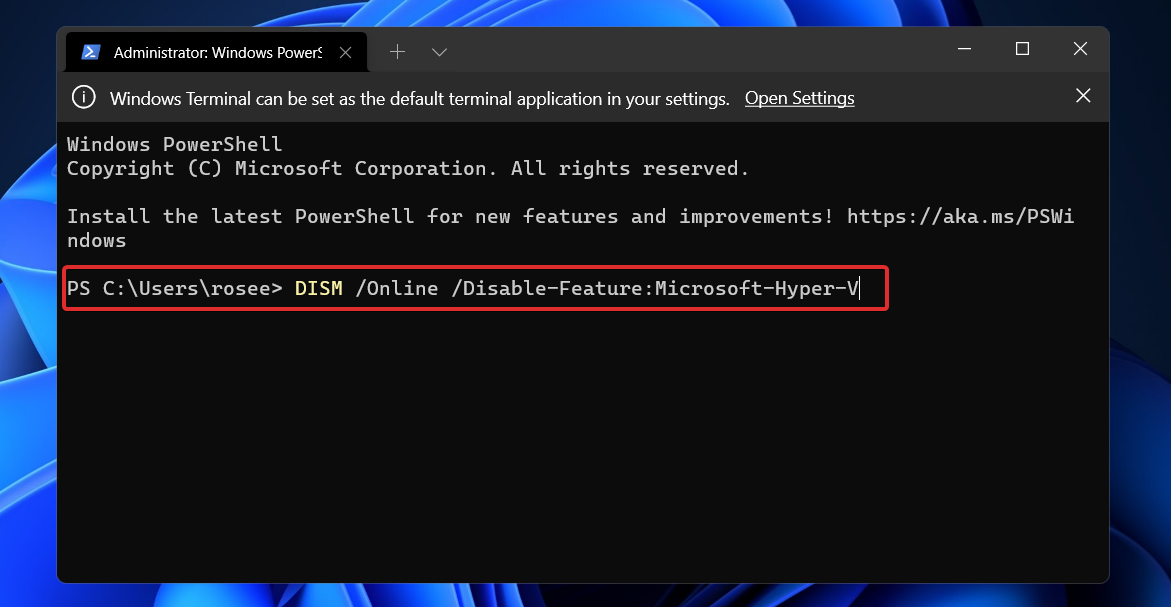 如何在 Windows 11 中禁用 Hyper-V
