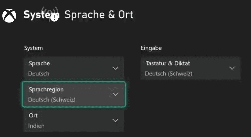 如何在 Xbox Series X / S 中更改语言