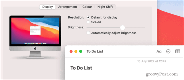 如何在 Mac 上更改屏幕分辨率