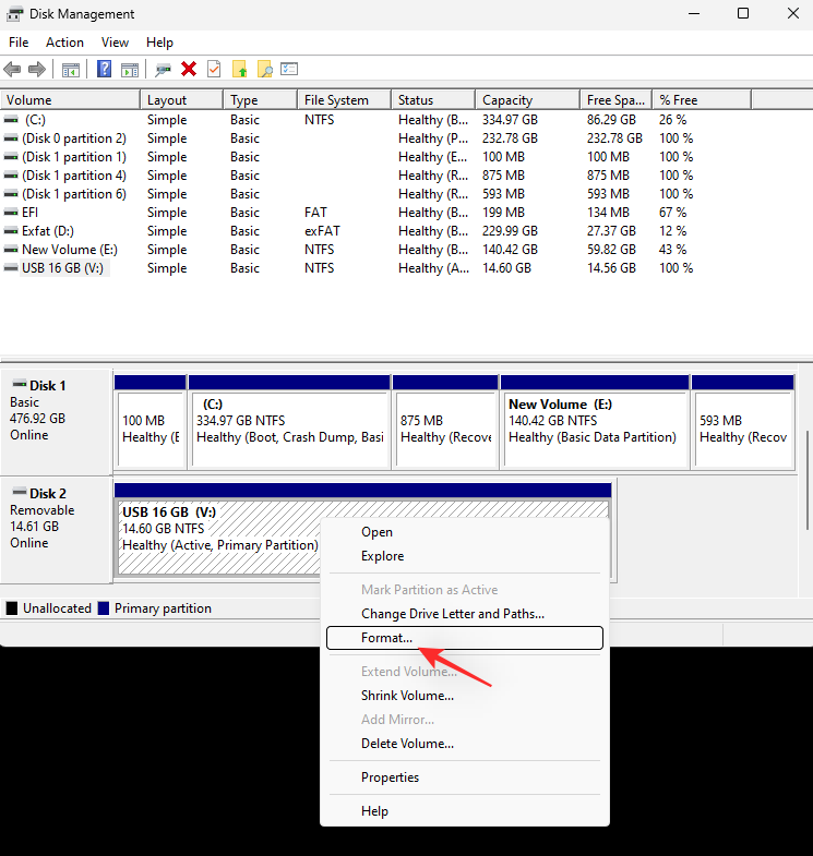 将 USB 格式化为 NTFS Windows 11 的 5 种简单方法