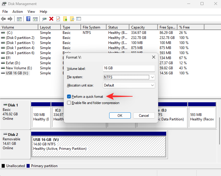 将 USB 格式化为 NTFS Windows 11 的 5 种简单方法