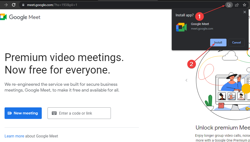 Google Meet for Windows 11：如何下载和安装
