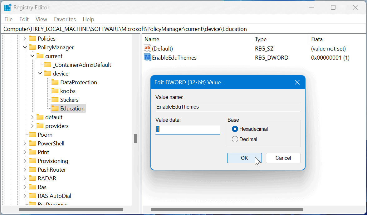 如何在 Windows 11 上解锁教育主题